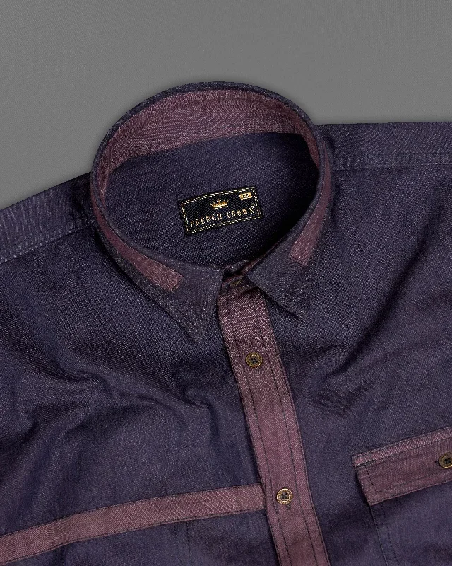 thunder-purple-chambray-summer-denim-designer-shirt-with-brown-patchwork-bn