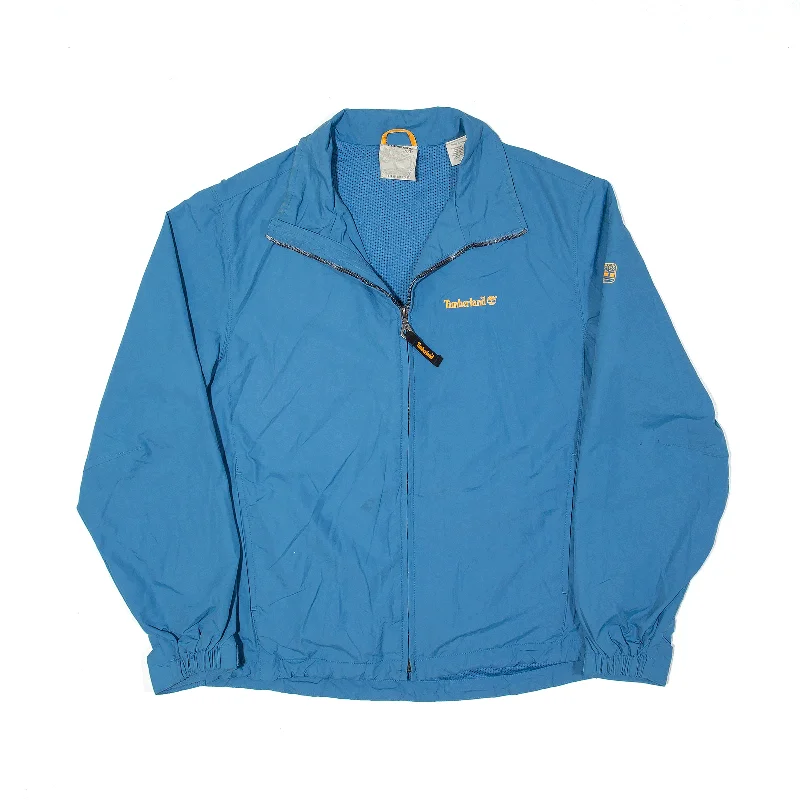 TIMBERLAND Blue Nylon Shell Jacket Mens S