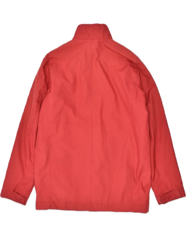 tommy-hilfiger-mens-windbreaker-jacket-uk-38-medium-red-polyester