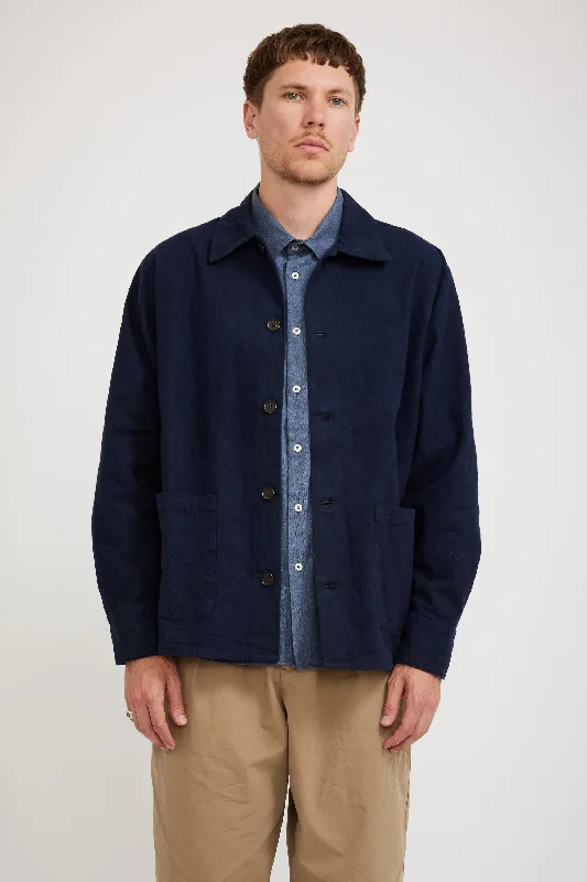 Travail Overshirt Nebraska Cotton Navy