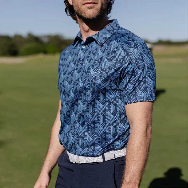 UNRL x Barstool Golf Printed Polo