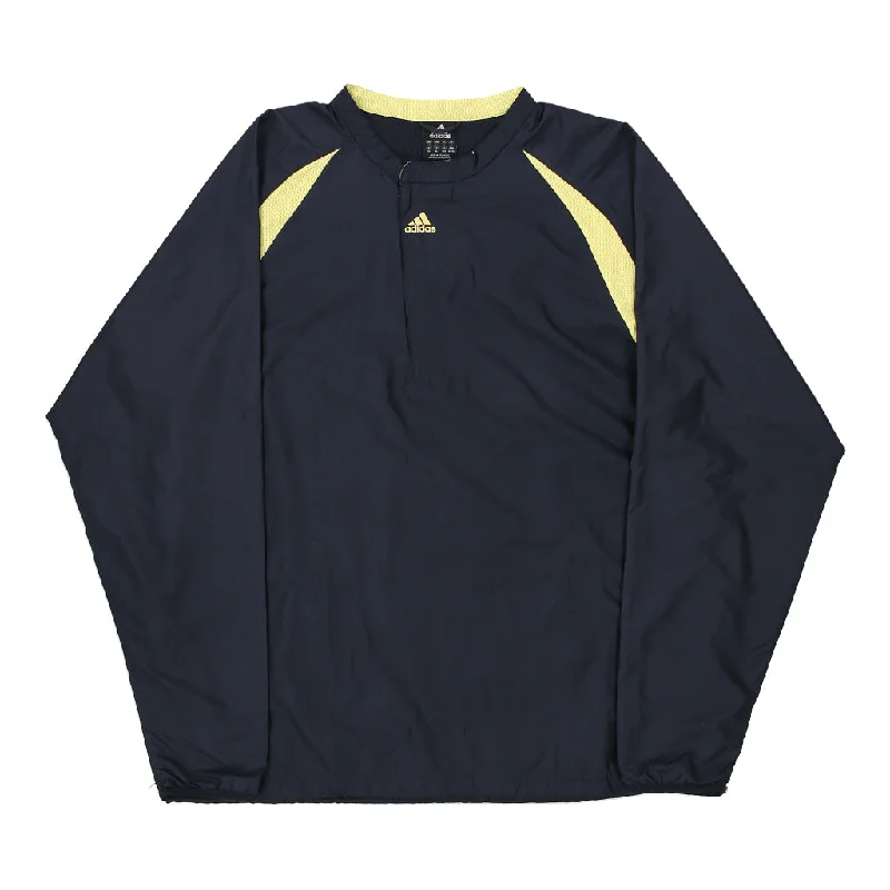 Adidas Windbreaker - XL Navy Polyester