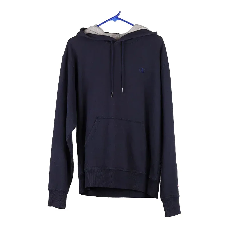 Champion Hoodie - Medium Navy Cotton Blend