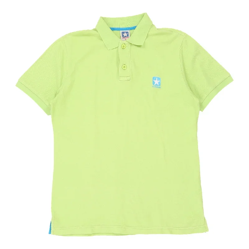 Converse Polo Shirt - Medium Green Cotton