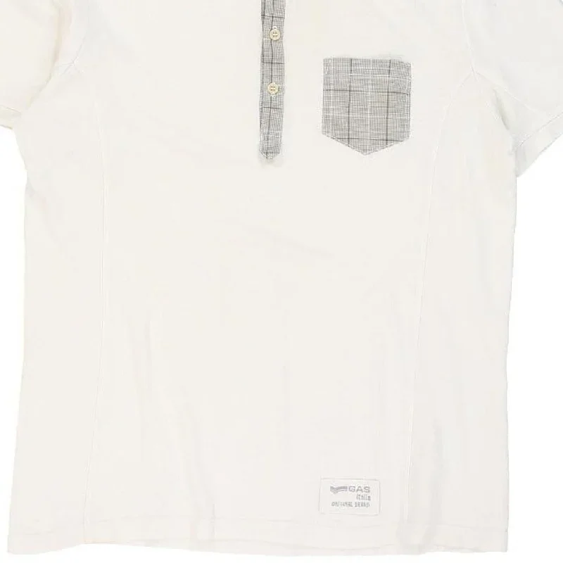 vintage-gas-polo-shirt-mens-white-x-large-297095