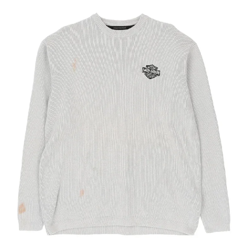 Harley Davidson Jumper - XL Grey Cotton