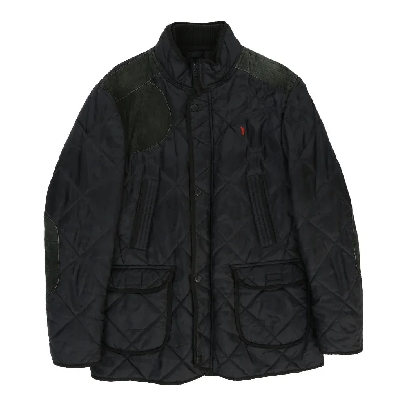 John Ashfield Puffer - Medium Black Polyester