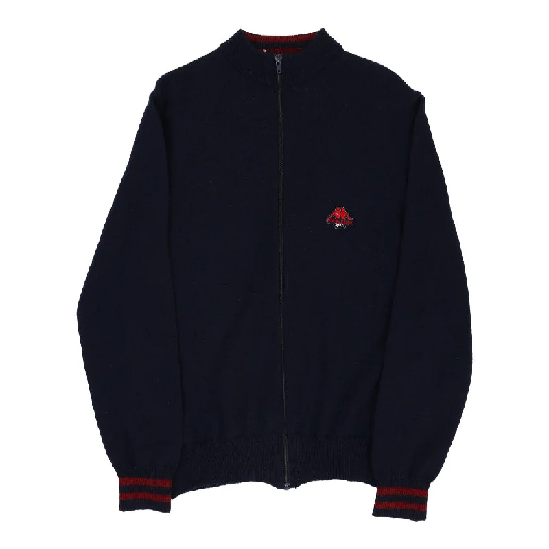 Kappa Zip Up - Large Blue Cotton