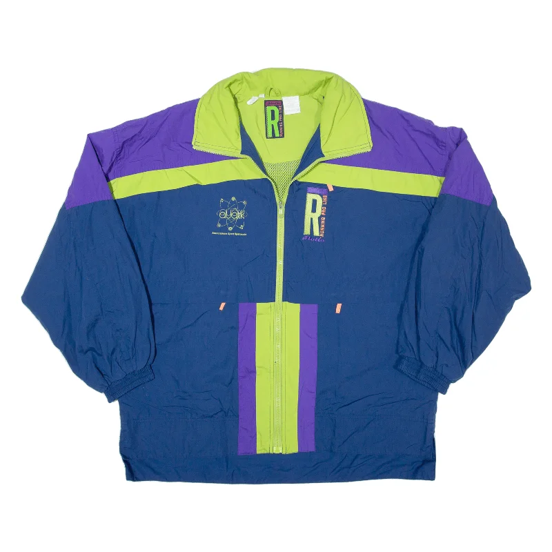 LOTTO Mens Shell Jacket Blue 90s M