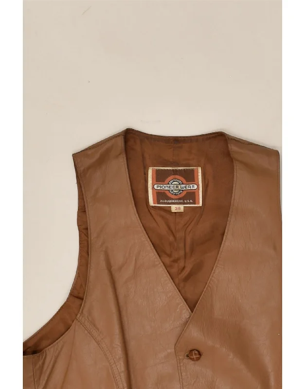 vintage-mens-leather-waistcoat-uk-38-medium-brown-leather