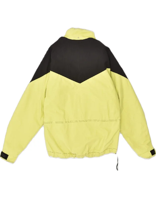 vintage-mens-windbreaker-jacket-uk-40-large-yellow-colourblock-polyester