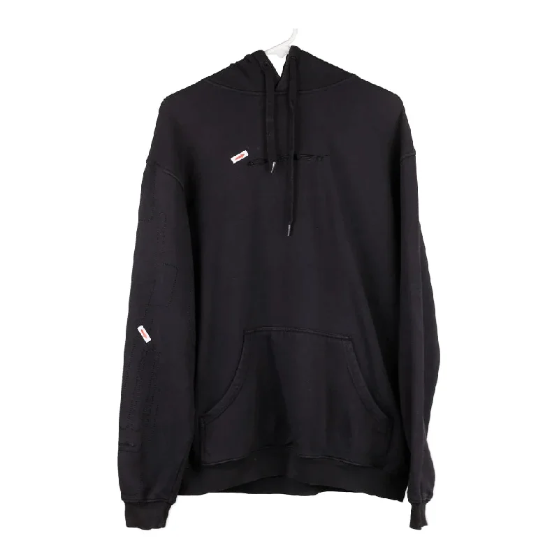 Oakley Hoodie - Medium Black Cotton Blend