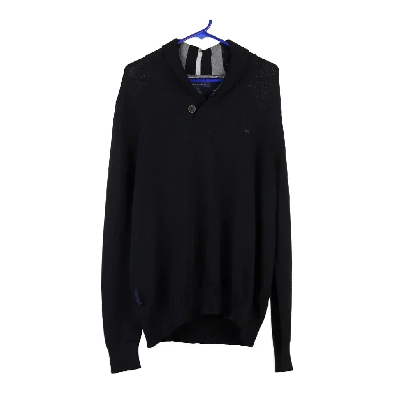 Tommy Hilfiger Jumper - Large Black Cotton