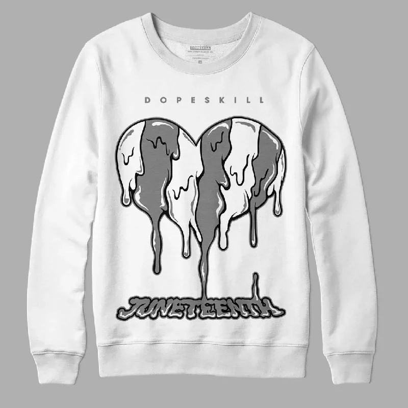 Washed Heritage 1s DopeSkill Sweatshirt Juneteenth Heart Graphic