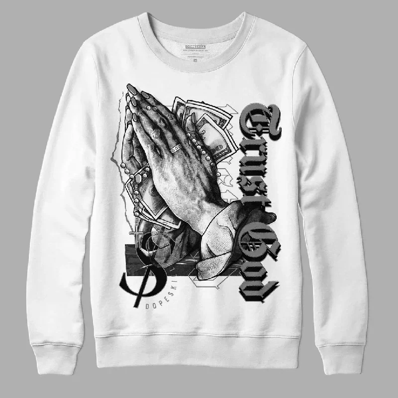 Washed Heritage 1s DopeSkill Sweatshirt Trust God Graphic