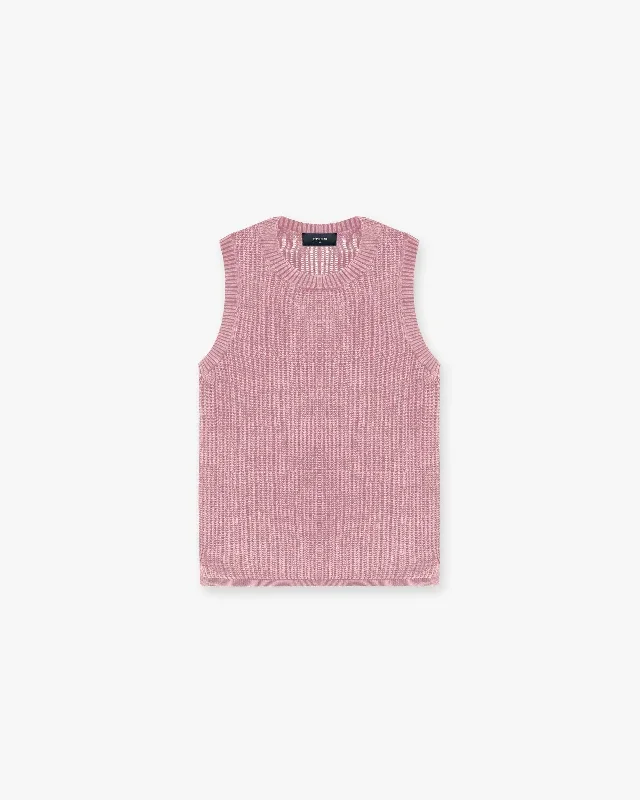 Washed Knit Vest - Sunrise