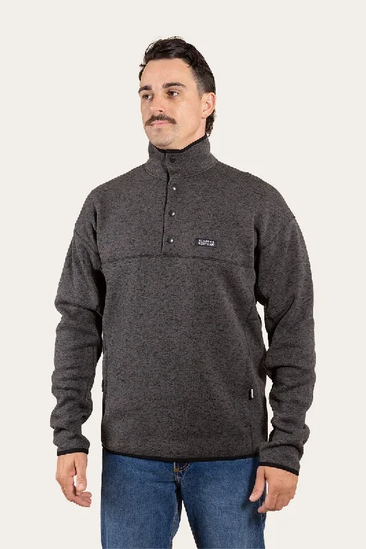 werribee_mens_snap_front_sweater_-_dark_charcoal_marle