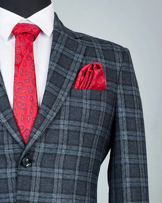 zordic-blue-checkered-wool-rich-single-breasted-blazer